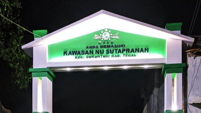 Wujudkan Kampung Aswaja, di Desa Ini Berdiri Gerbang NU  