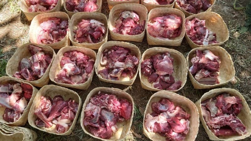 Daging Kurban LAZISNU Jakut Jangkau Warga Pesisir