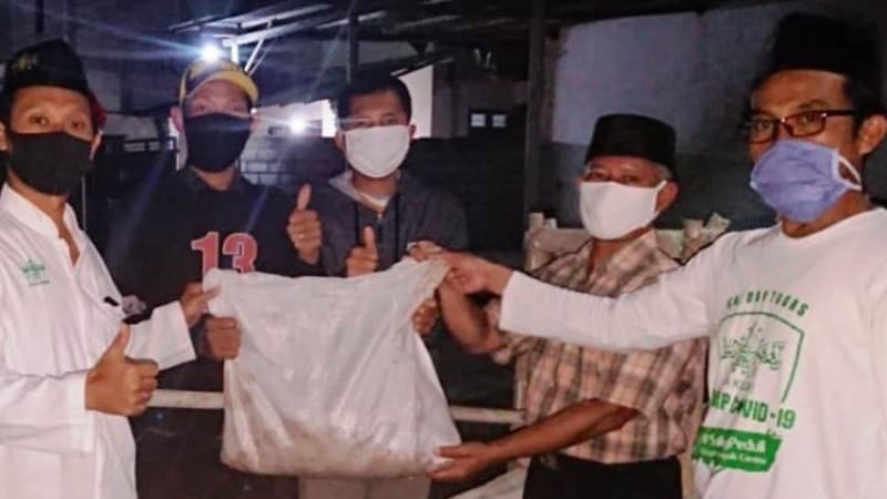 Perhatian LAZISNU Kota Kediri kepada Warga yang Lakukan Isolasi Mandiri