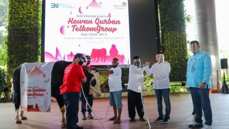 TelkomGroup Salurkan Lebih dari 1.000 Hewan Kurban di Seluruh Indonesia