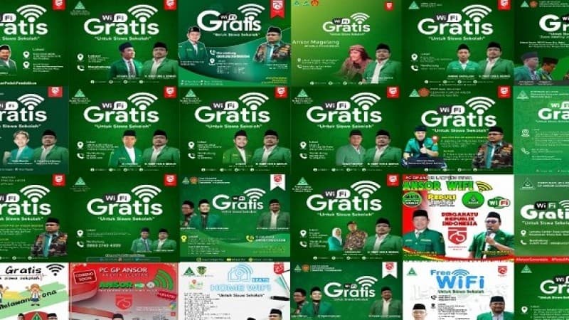 GP Ansor Canangkan Gerakan Nasional WiFi Gratis untuk Pelajar 