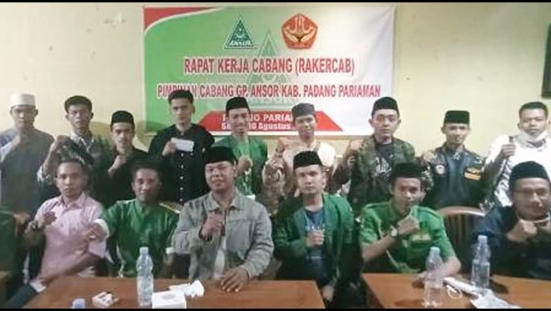 Perkuat Pemahaman Aswaja An-Nahdliyah, Ansor Padang Pariaman Gelar Konsolidasi