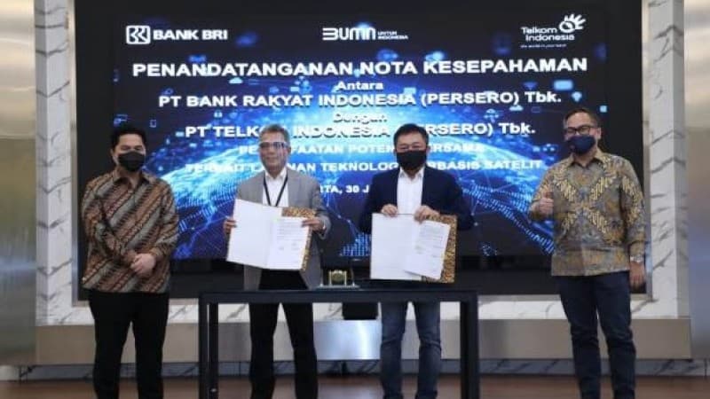 Kolaborasi dengan Perbankan, Telkom Tingkatkan Layanan Satelit