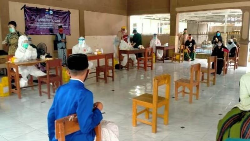 PMII Bekasi Adakan Rapid Test Gratis untuk 200 Santri