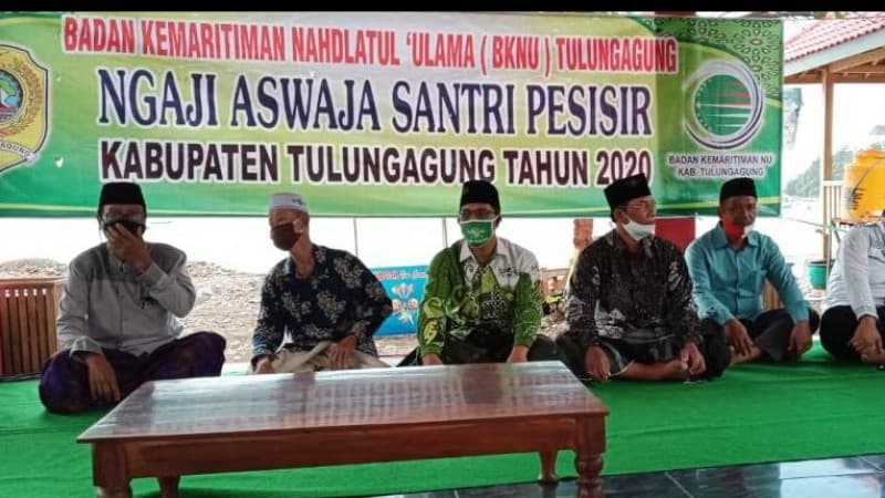 Badan Kemaritiman NU Tulungagung Gelar ‘Ngaji Aswaja Santri Pesisir’
