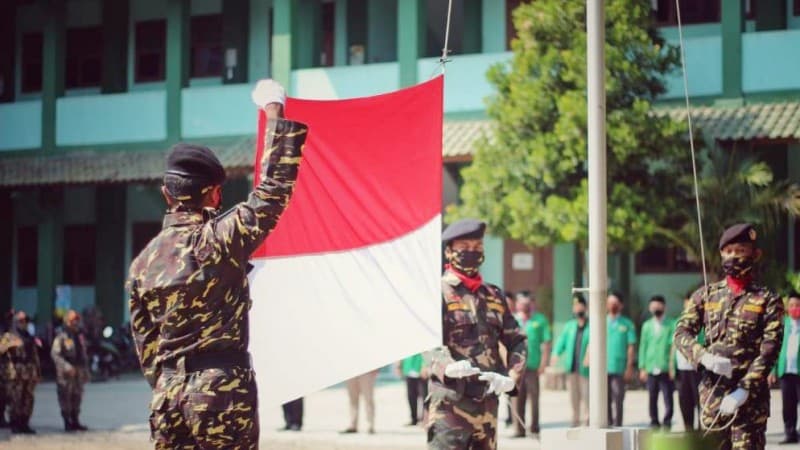 HUT Ke-75 RI, Ansor Tegal Ingatkan Perjuangan Pahlawan dan Ulama
