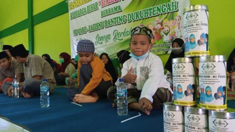 UPZISNU Dukuhtengah Sidoarjo Awali Muharam dengan Santuni Yatim