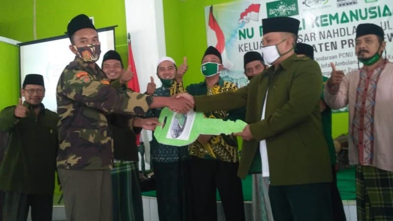 Peluncuran Ambulans NU Peduli Warnai Pelantikan LAZISNU Pringsewu