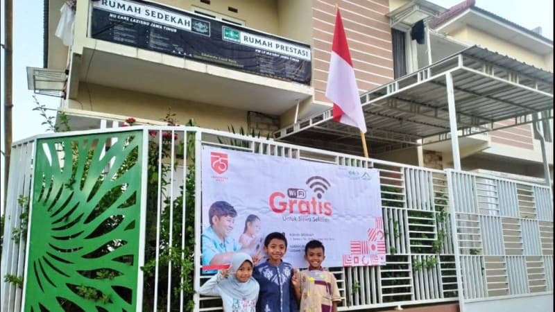 LAZISNU dan Ma’arif NU Jatim Siapkan Wifi Gratis untuk Pelajar