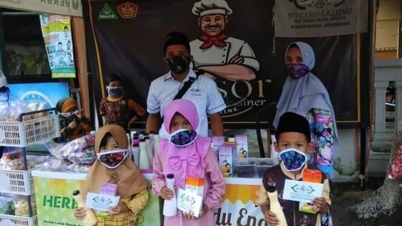 Muharram Ceria, Cara LAZISNU-LP Ma'arif NU Jombang Bahagiakan Anak Yatim