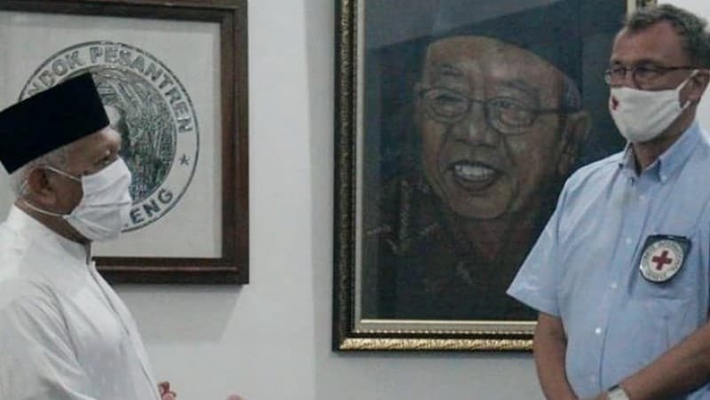 ICRC Apresiasi Cara Pesantren Tebuireng Terapkan Protokol Kesehatan Pencegahan Covid-19