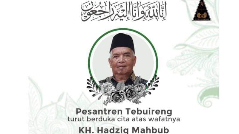 Innalillahi, Menantu KH Hasyim Asy'ari, KH Hadzik Mahbub Berpulang