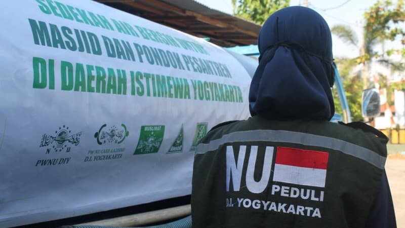 NU Care DIY Salurkan Air Bersih ke Pesantren Al Imdad 2 Bantul