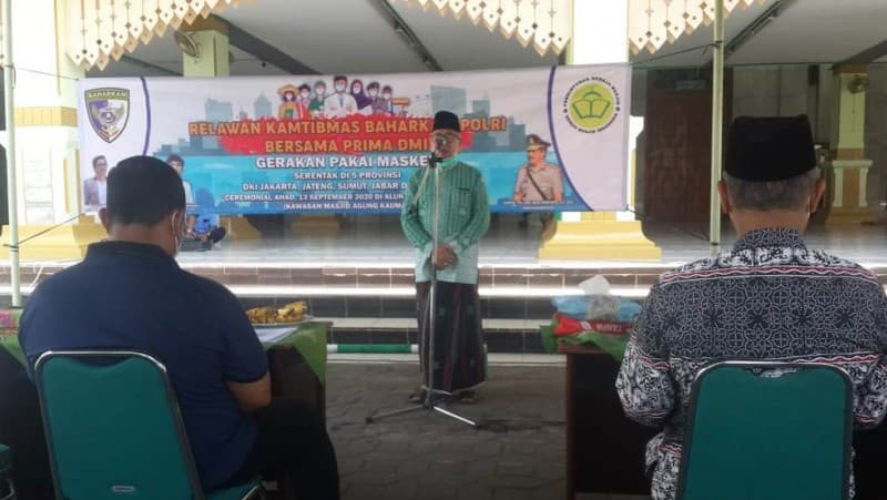 Jaga Masyarakat dari Sanksi, Polri Gaungkan Tertib Bermasker di Semarang