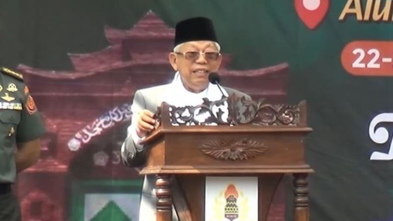 KH Ma’ruf Amin Sebut 3 Tantangan Besar NU