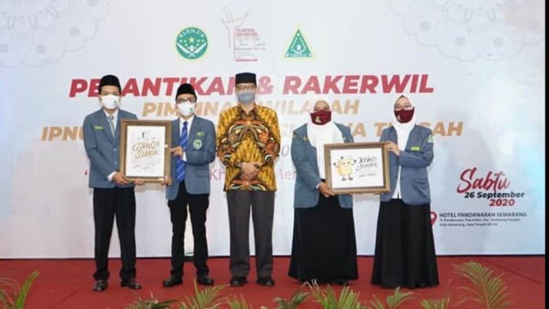 IPNU-IPPNU Gencarkan Gerakan Satu Kader Satu Masker