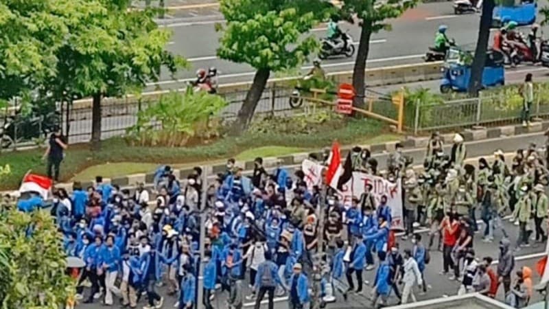 PMII Sayangkan Sikap Polisi yang Represif terkait Demo Tolak UU Cipta Kerja