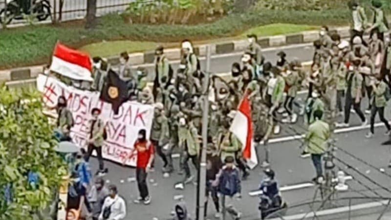 LBH Ansor Dampingi Aktivis yang Ditahan saat Aksi Tolak UU Cipta Kerja