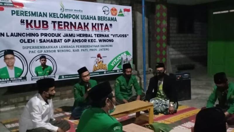 Tingkatkan Ekonomi, Ansor Winong Pati Usaha Ternak Bebek