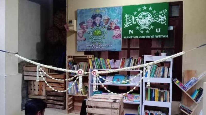 Pojok Baca Nahdliyin Hadir di Grobog Wetan Tegal