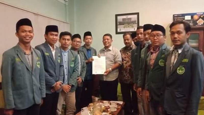 Tolak UU Cipta Kerja, IPNU Kabupaten Tegal Sampaikan Aspirasinya ke DPRD