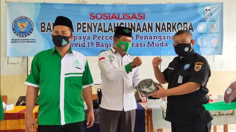 Gandeng BNK, Ansor Brebes Gencar Sosialisasi Bahaya Narkoba