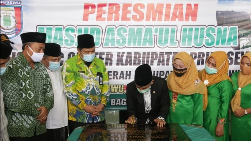Peresmian Islamic Centre Pringsewu Warnai Upacara Hari Santri 2020