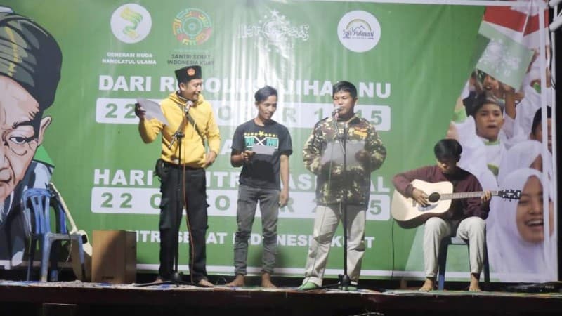 Peringati Hari Santri, GMNU Banyumas Gelar Baca Puisi