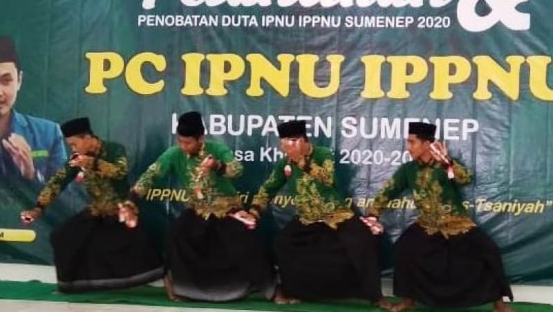 Upaya Tanpa Lelah Pelajar NU di Sumenep Lestarikan Tari Sintong