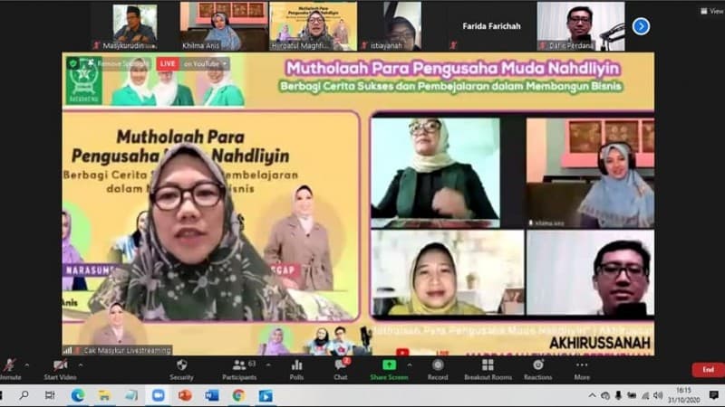 Madrasah Ekonomi Perempuan Fatayat NU Bincang Kiat Sukses Berbisnis