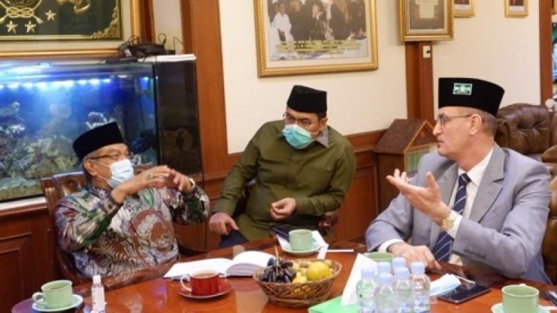 Sowan PBNU, Dubes Suriah Bincang Islam dan Kebangsaan Bersama Kiai Said