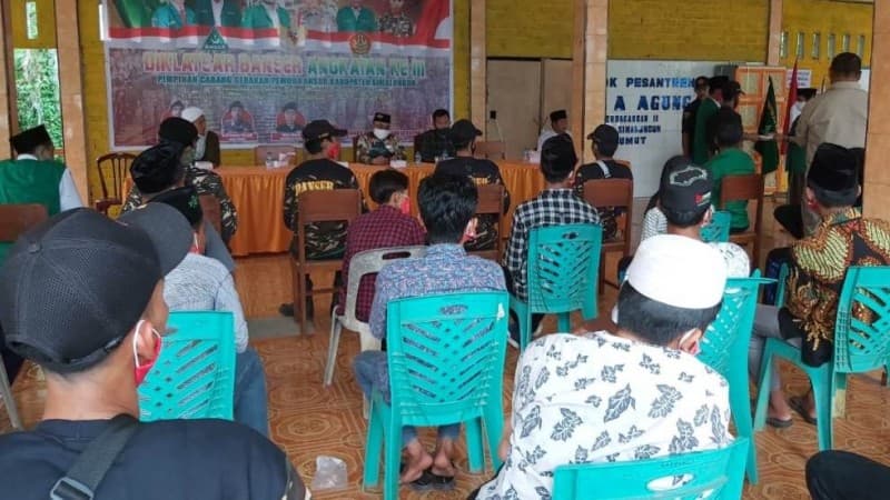 Diklatsar Banser Simalungan Sumut Taati Protokol Kesehatan