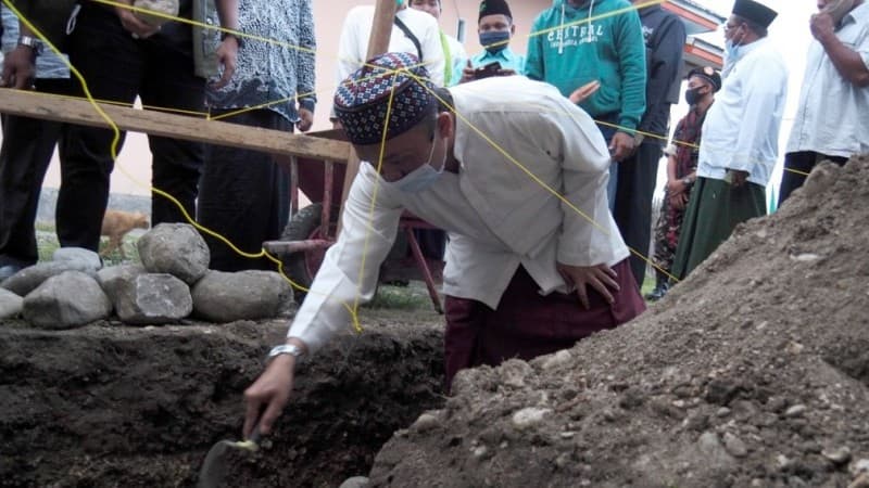Melihat Proses Pembangunan Kantor NU di Kabupaten Poso