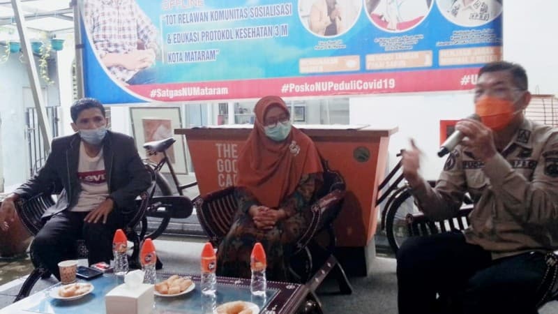 Kiprah Satgas NU Peduli Covid-19, Kota Mataram Kini Zona Hijau