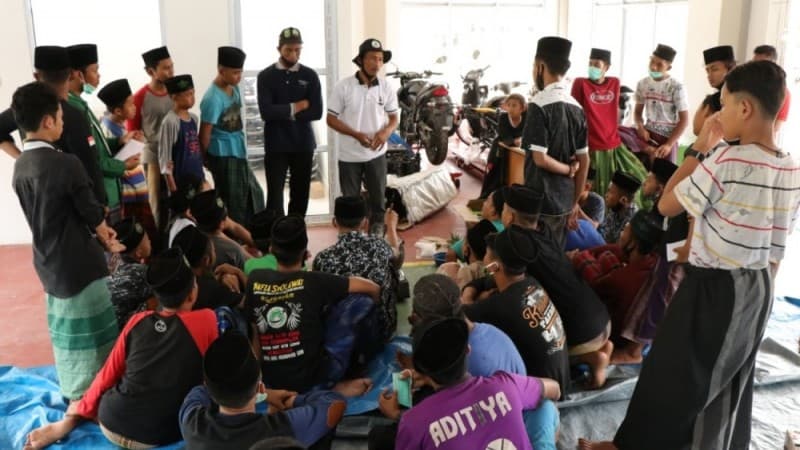 BRG dan Pesantren Al-Mutaqien Riau Edukasi Pengelolaan Gambut tanpa Bakar