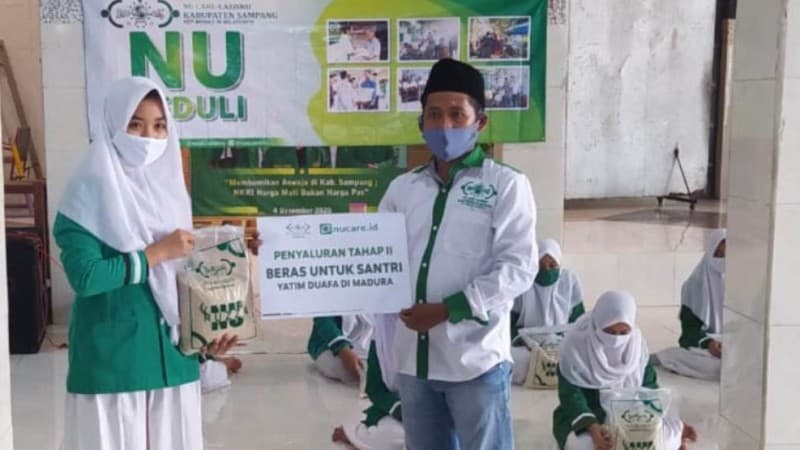 NU Care Sampang Salurkan Logistik untuk Santri Yatim Setiap Bulan