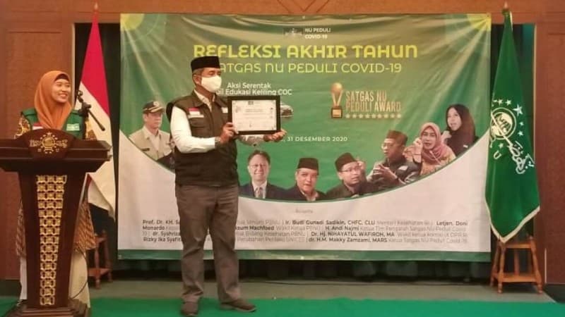 Satgas NU Beri Penghargaan Pihak-pihak yang Aktif Kendalikan Covid-19