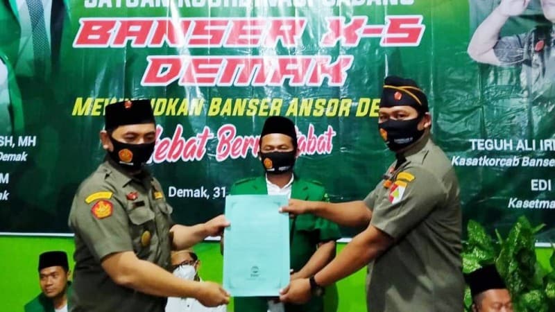 Ansor Demak Minta Banser Teladani Karakter Sahabat Ansor di Zaman Rasulullah