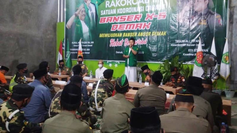 Prioritas Program, Banser Demak Asah Kemampuan Satuan Khusus