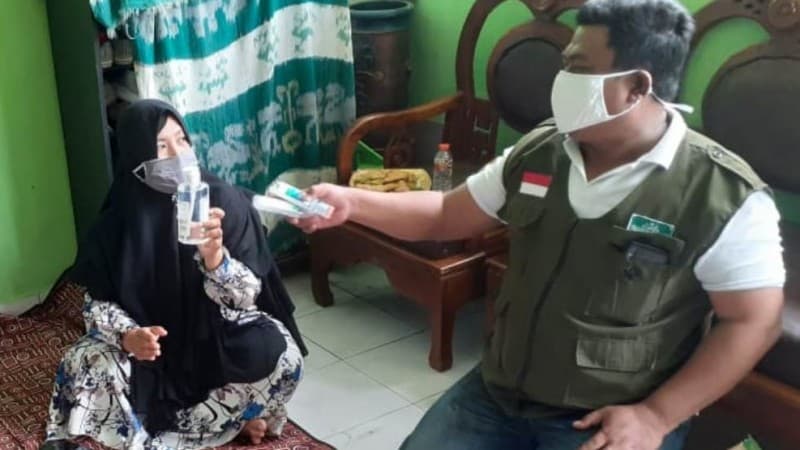 Giat LPBINU Kota Denpasar Cegah Covid di Awal Tahun