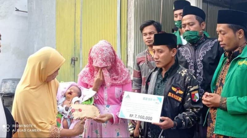 Ansor Tlanakan Pamekasan Bantu Bayi Berkelainan Jantung dan Bibir Sumbing