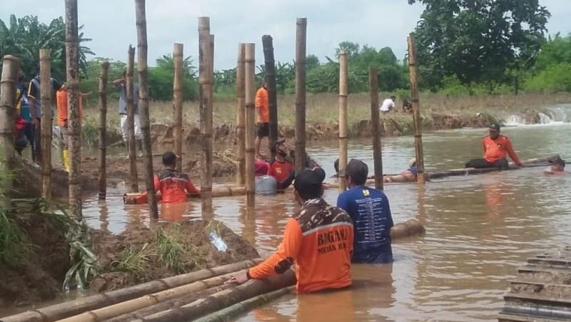 NU Peduli Atasi Dampak Jebolnya Tanggul Sungai Wulan Kudus