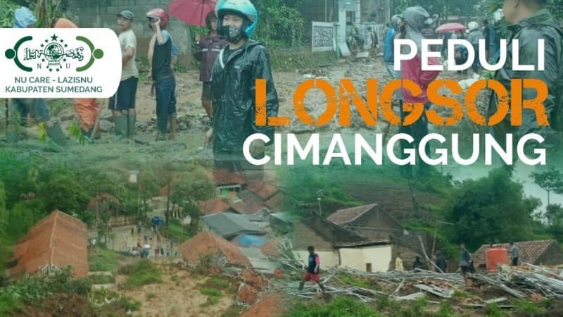 LAZISNU Sumedang Ajak Masyarakat Bantu Warga Terdampak Longsor Cimanggung