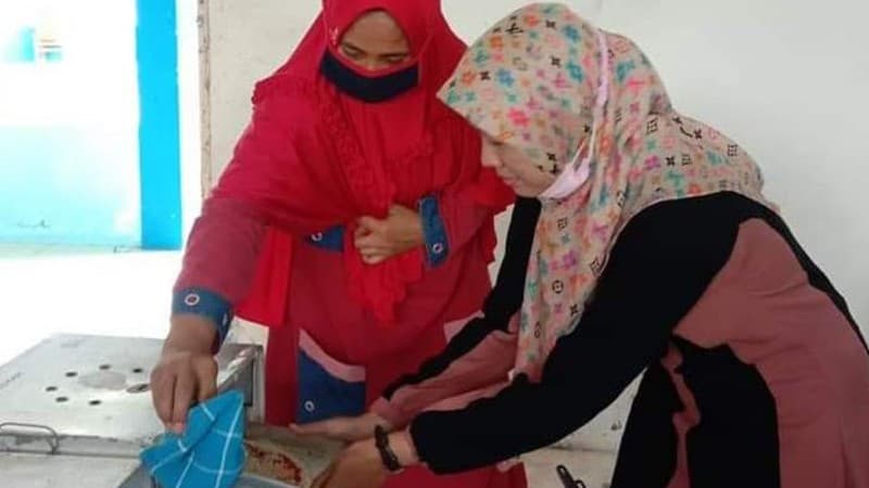 Bekali Santri, Pesantren Subulus Salam Demak Gelar Buat Kue Pizza