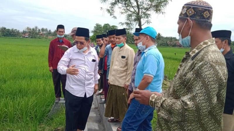 Cari Lahan Organik, LPPNU Jateng Cek dan Analisis Tanah Pertanian di Cilacap