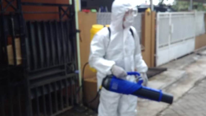Tim NU Peduli Covid-19 DKI Jakarta Disinfeksi 1200 Rumah di Cisauk