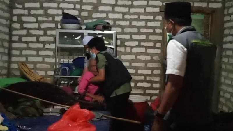 LPBI dan LKNU Sampang Kunjungi Lansia Difabel