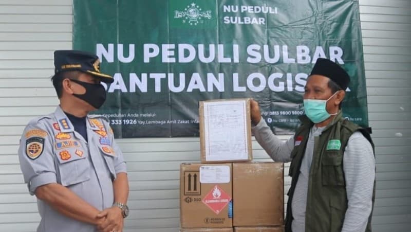 NU Peduli Sulbar Salurkan Alat Kesehatan dari BPTD Kepri