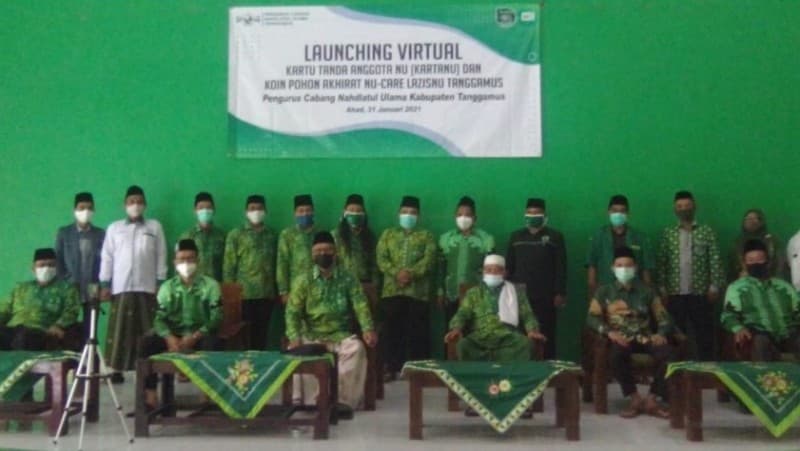 Momentum Harlah Ke-95, PCNU Tanggamus 'Tanam Pohon Akhirat’