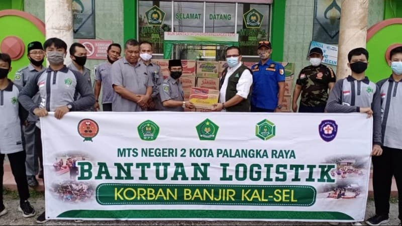 Kemenag Palangka Raya Kembali Kirim Bantuan, Kali Ini Lewat Ansor